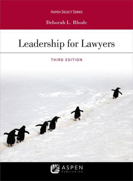 Leadership for Lawyers cover