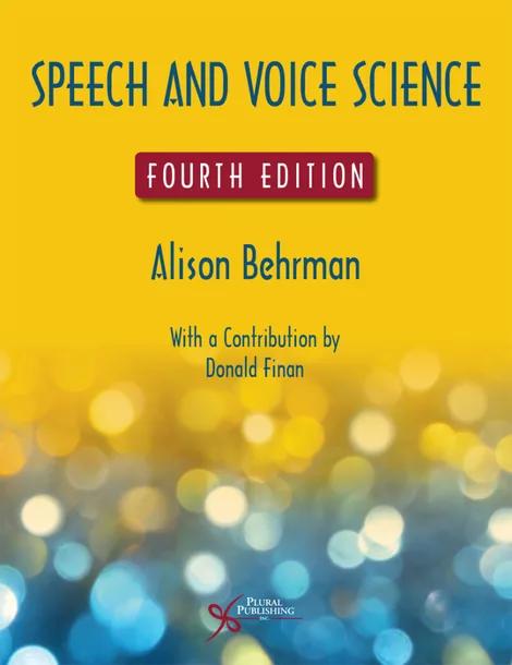 Speech and Voice Science cover