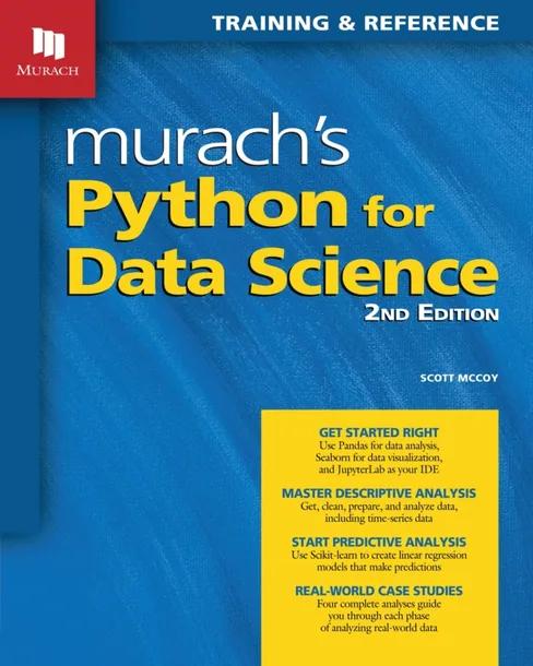 Murach's Python for Data Science cover