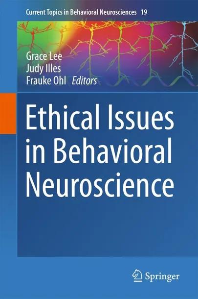 Ethical Issues in Behavioral Neuroscience cover