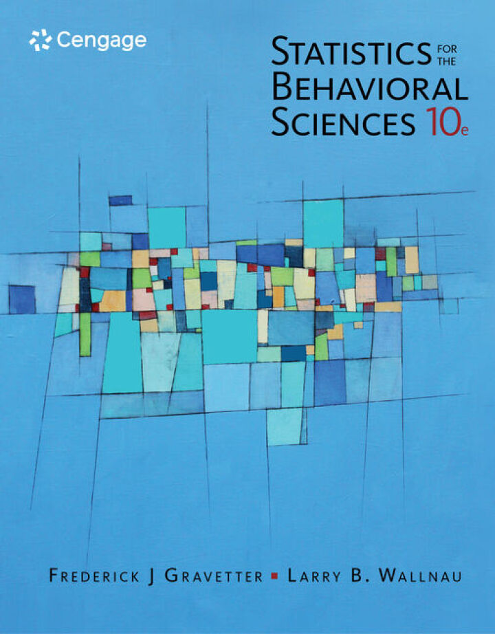 Statistics for The Behavioral Sciences cover
