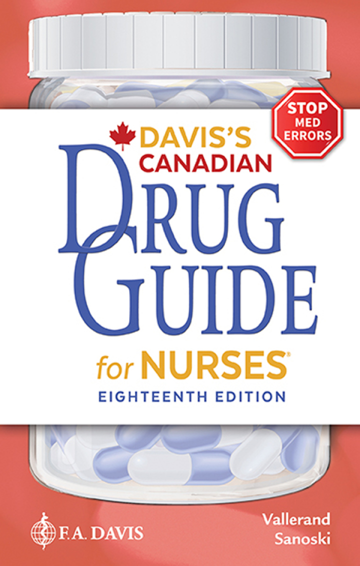 Davis's Canadian Drug Guide for Nurses cover