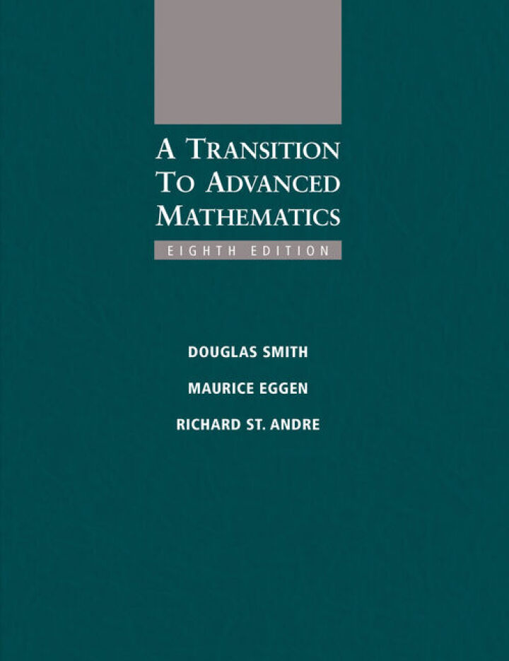 A Transition to Advanced Mathematics cover